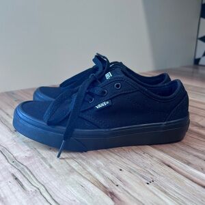 Vans Black Kids Boys Girls Size 2 Sneakers